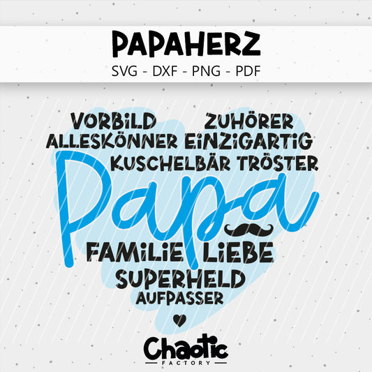 Plotterdatei PapaHerz