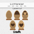 Lasercut Lichtereier