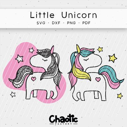 Plotterdatei Little Unicorn