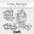 Plotterdatei Little Mermaid