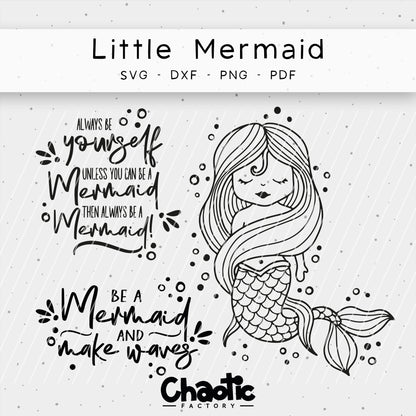 Plotterdatei Little Mermaid