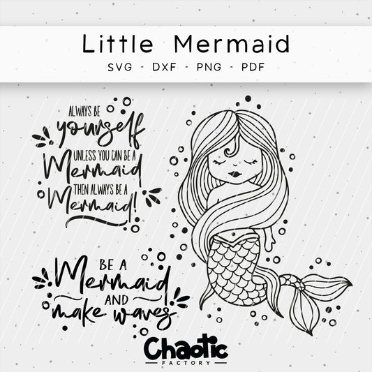 Plotterdatei Little Mermaid