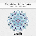 Plotterdatei Mandala Snowflake
