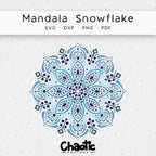Plotterdatei Mandala Snowflake