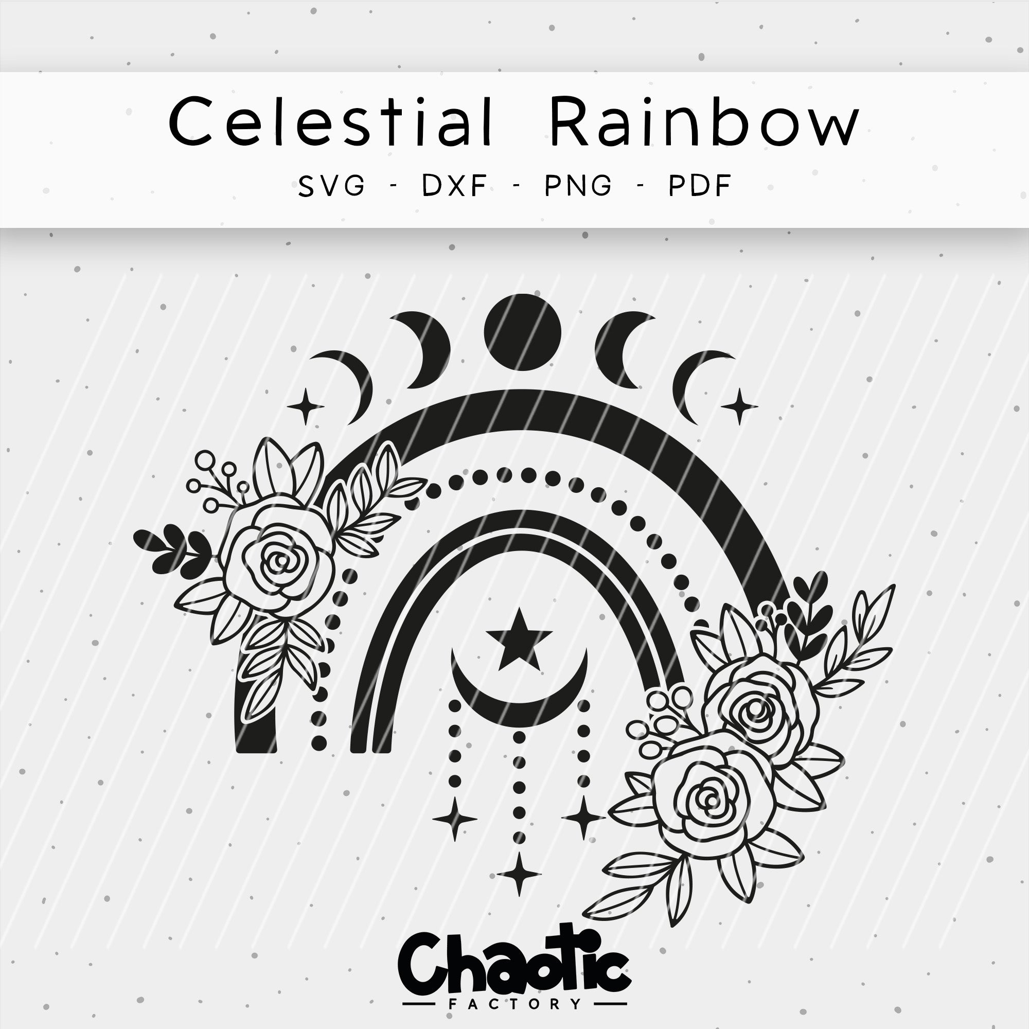 Plotterdatei Celestial Rainbow