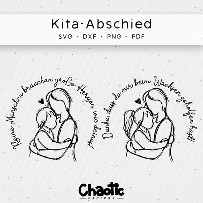Plotter- und Druckdatei Kita Abschied (Inkl. Gewerbelizenz)