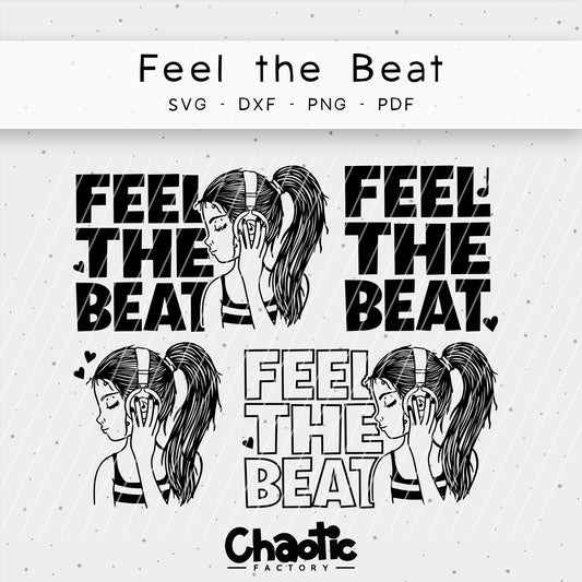 Plotterdatei Feel the Beat