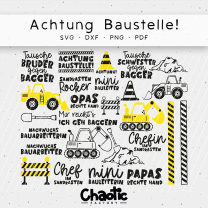 Plotterdatei Achtung Baustelle!