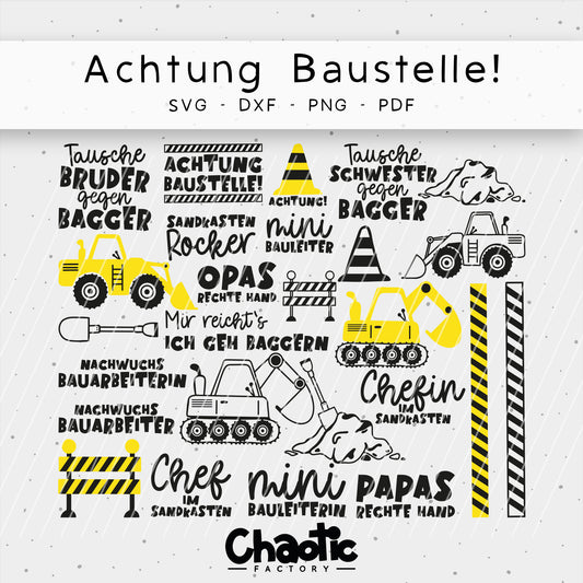 Plotterdatei Achtung Baustelle!