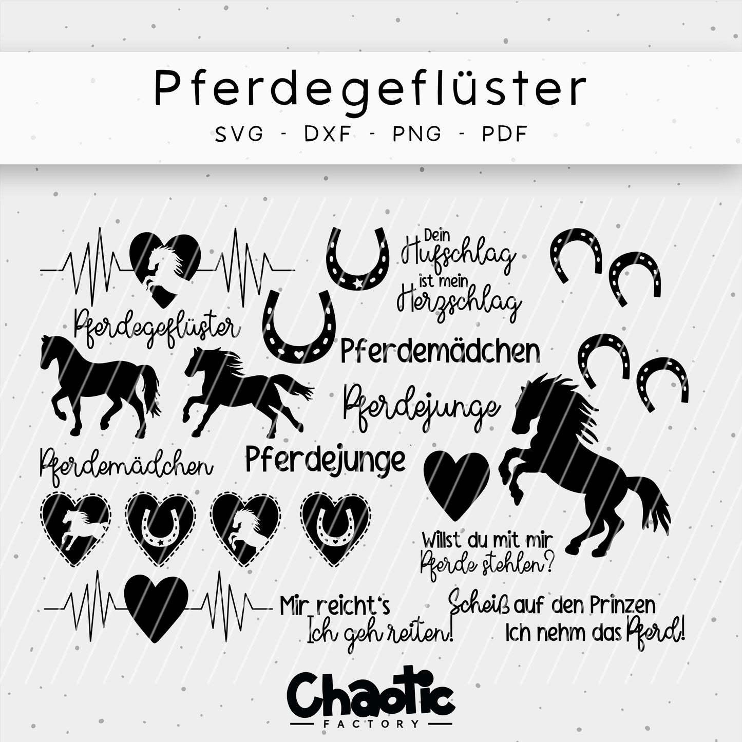 Plotterdatei Pferdegeflüster