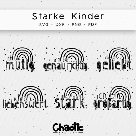 Plotterdatei Starke Kinder