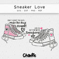 Plotterdatei Sneaker Love