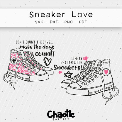 Plotterdatei Sneaker Love