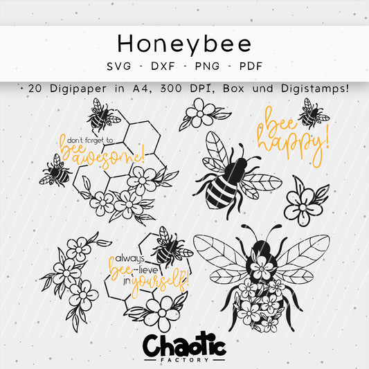 Plotterdatei Honey Bee
