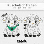 Plotterdatei Kuschelschäfchen