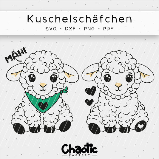 Plotterdatei Kuschelschäfchen