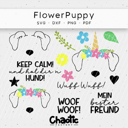 Plotterdatei FlowerPuppy