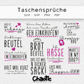 Plotterdatei Taschensprüche