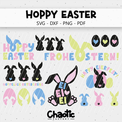 Plotterdatei Hoppy Easter