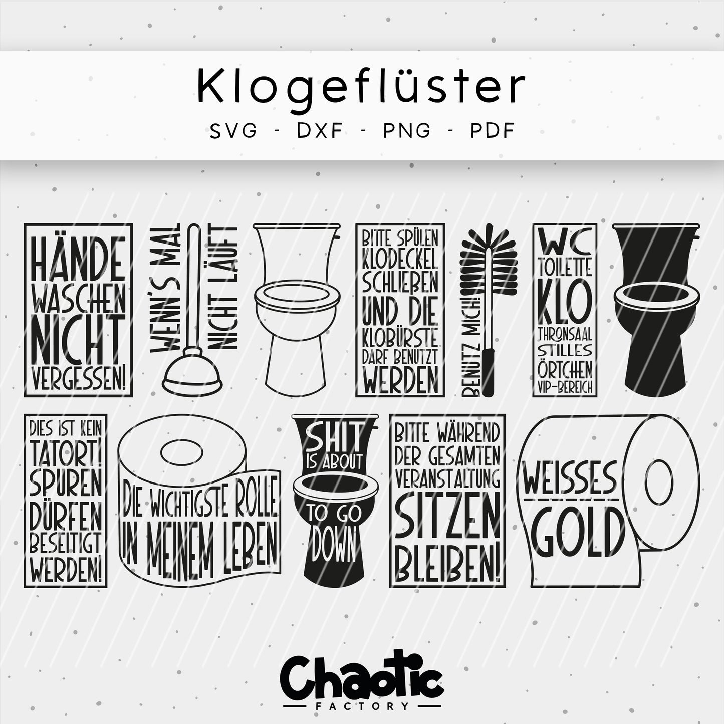 Plotterdatei Klogeflüster