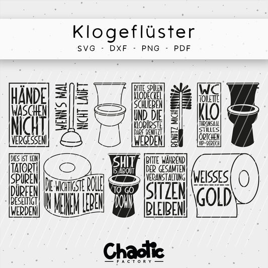 Plotterdatei Klogeflüster