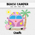 Plotterdatei Beach Camper