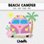 Plotterdatei Beach Camper