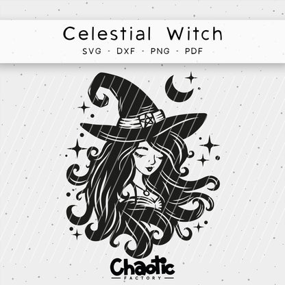 Plotterdatei Celestial Witch