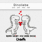 Plotterdatei Dinoliebe