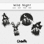 Plotterdatei Wild Night