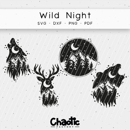 Plotterdatei Wild Night