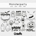 Plotterdatei Monsterparty
