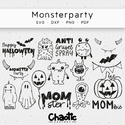 Plotterdatei Monsterparty