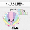 Plotterdatei Cute As Shell