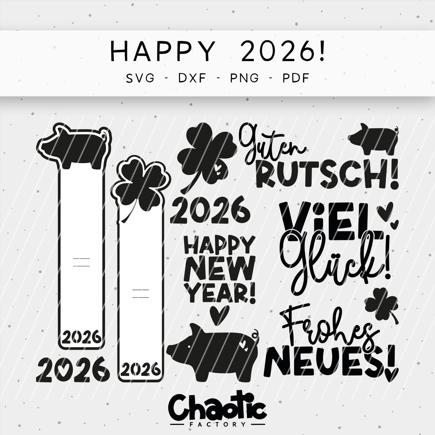 Plotterdatei Happy 2026