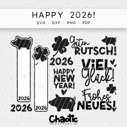 Plotterdatei Happy 2026
