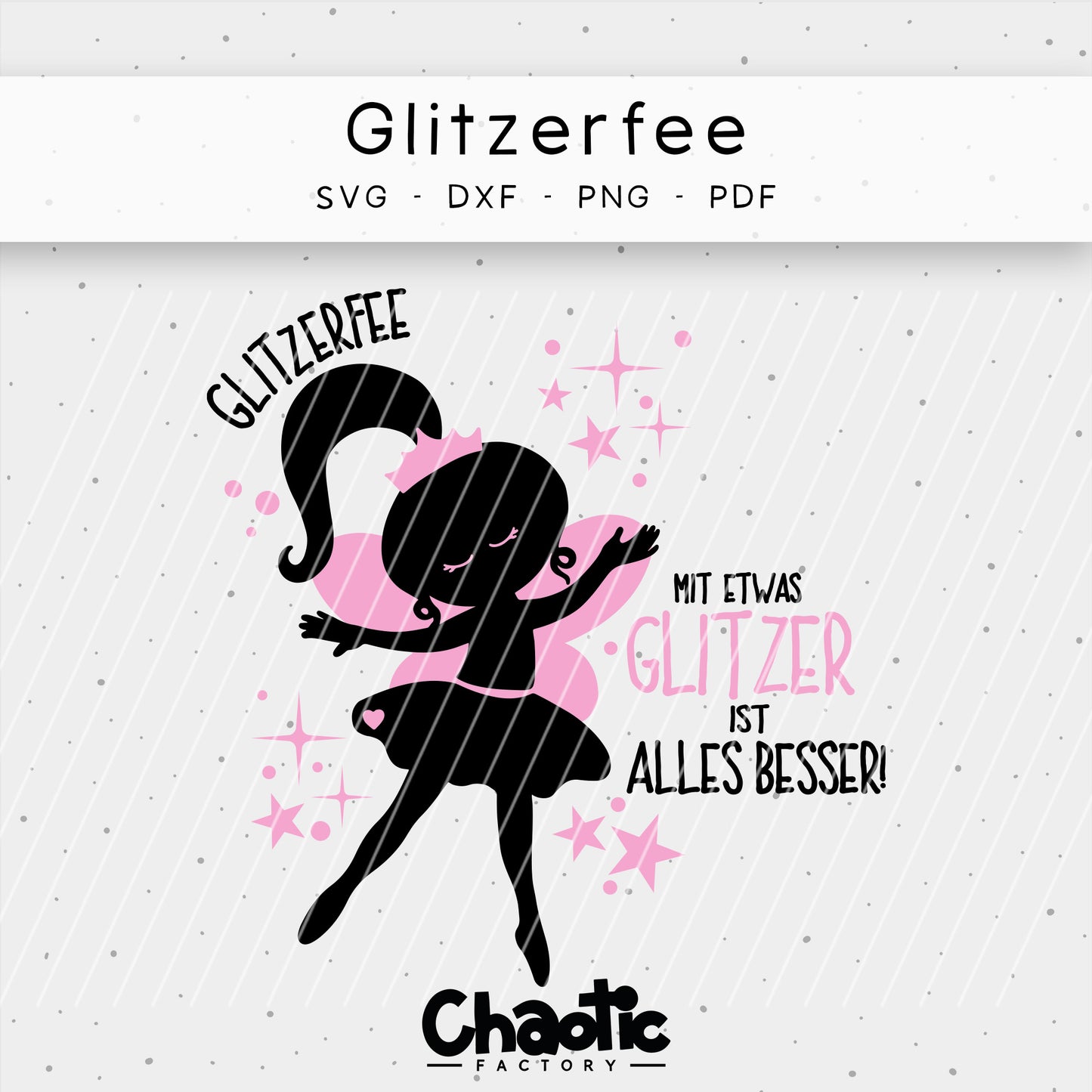 Plotterdatei Glitzerfee