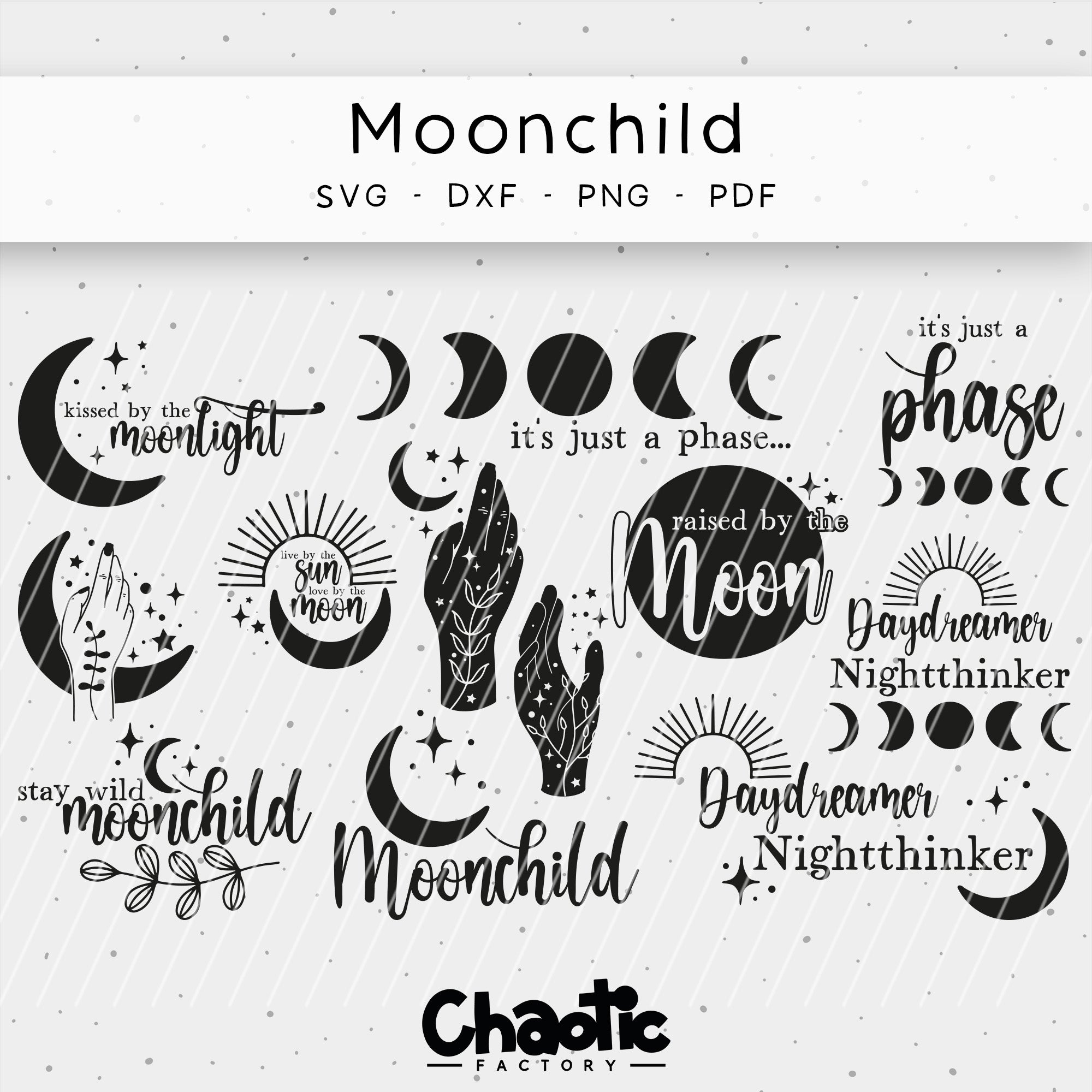 Plotterdatei Moonchild