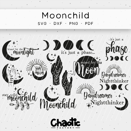 Plotterdatei Moonchild