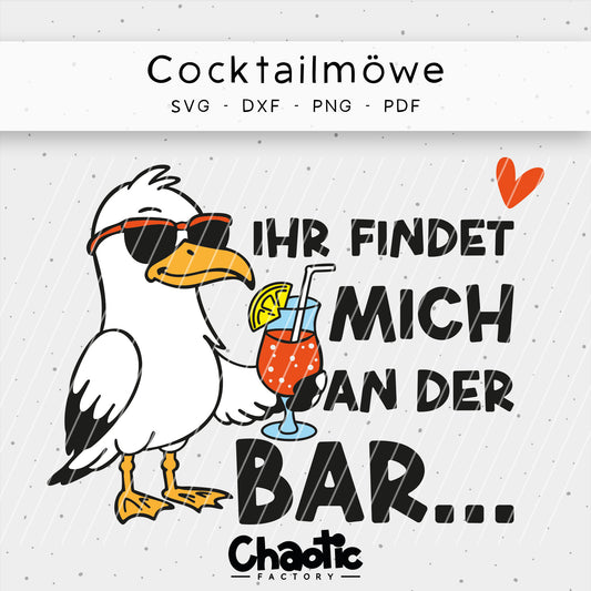 Plotterdatei Cocktailmöwe