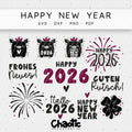 Plotterdatei Happy New Year