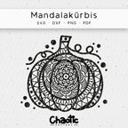Plotterdatei Mandalakürbis
