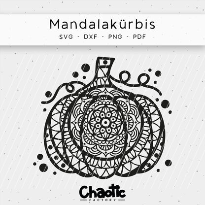 Plotterdatei Mandalakürbis
