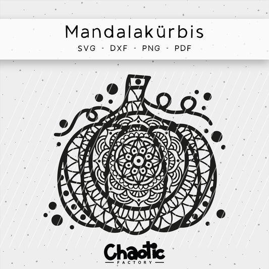 Plotterdatei Mandalakürbis