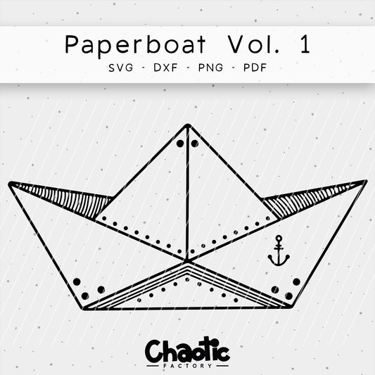 Plotterdatei Paperboat Vol.1