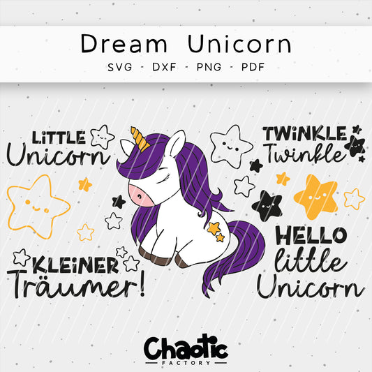 Plotterdatei Dream Unicorn
