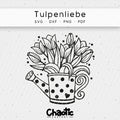 Plotterdatei Tulpenliebe
