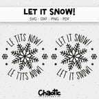 Plotterdatei Let It Snow!