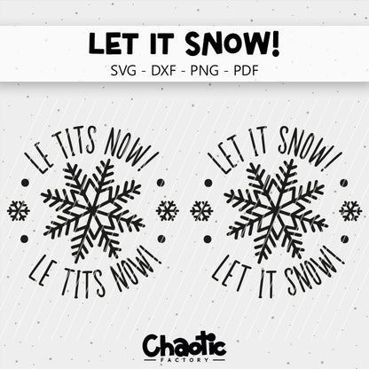 Plotterdatei Let It Snow!