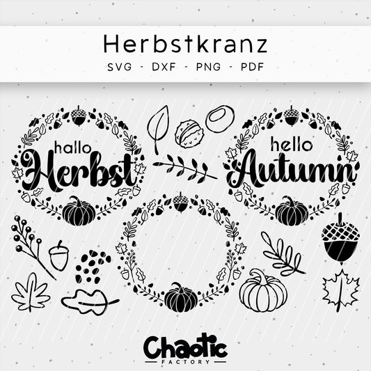 Plotterdatei Herbstkranz